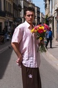 Chemise Lin Rose