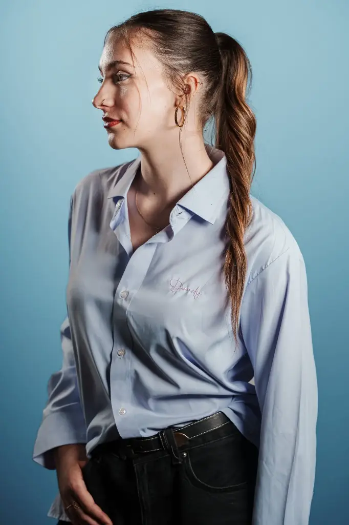 Chemise lilas